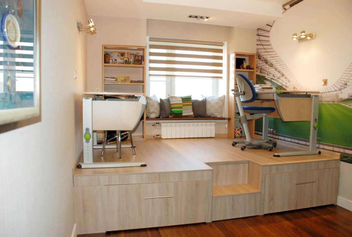 Подиумы в детскую комнату