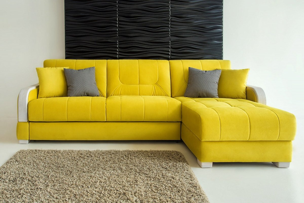 Интерьерное кресло Divan Динс Velvet Yellow (велюр Maserati 11, желтый)