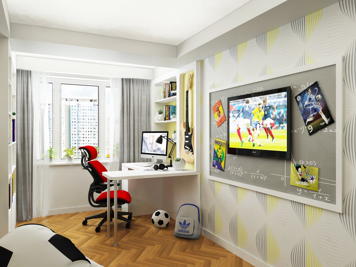 Комната юного футболиста дизайн