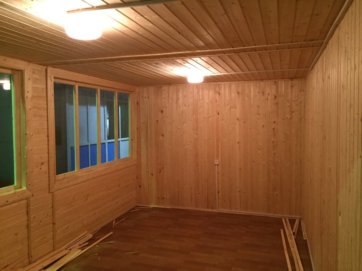 МДФ панели на даче