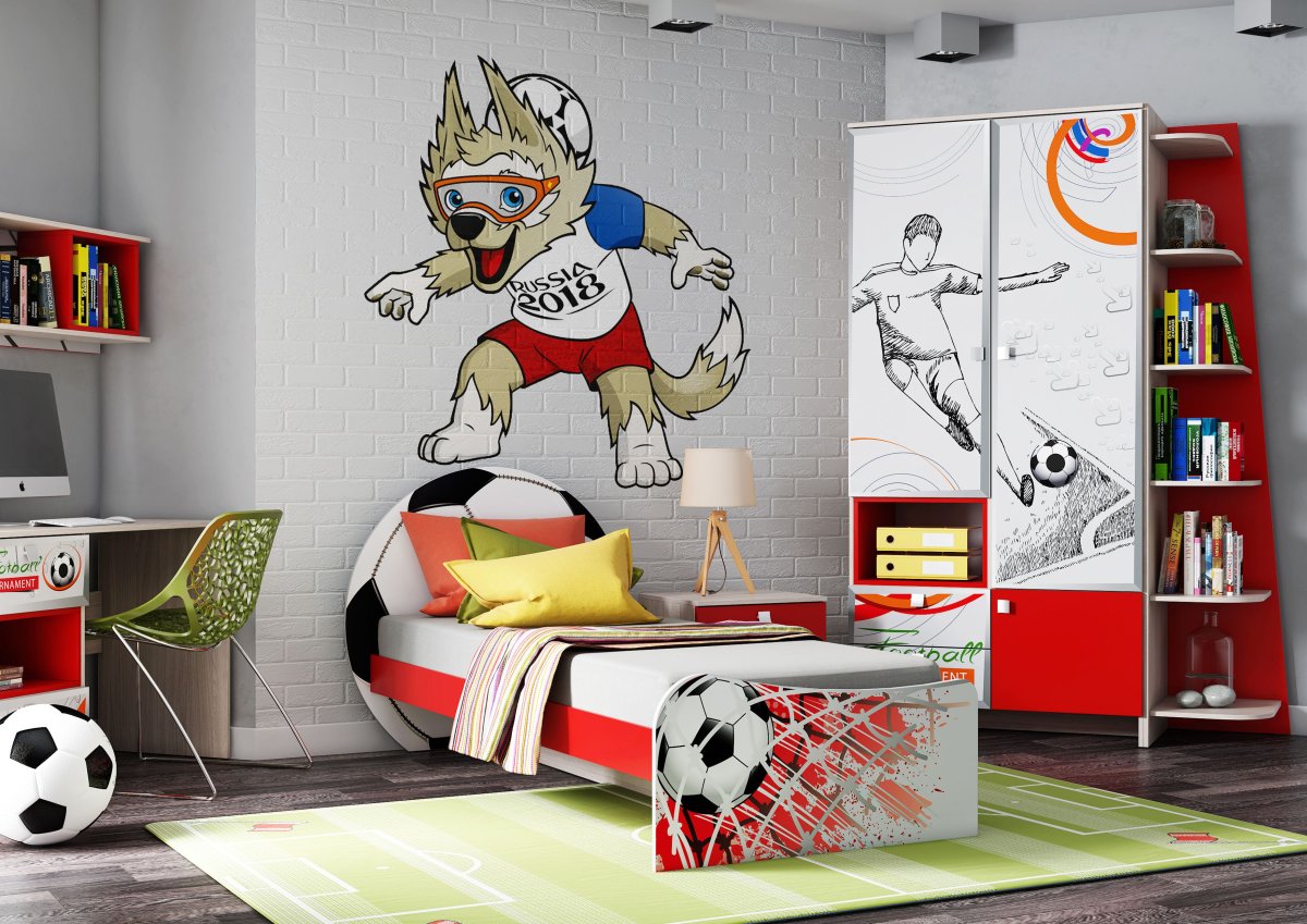 Комната для мальчика футболиста