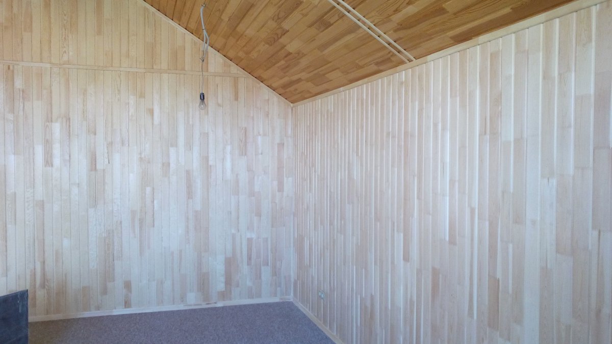 МДФ панели на даче