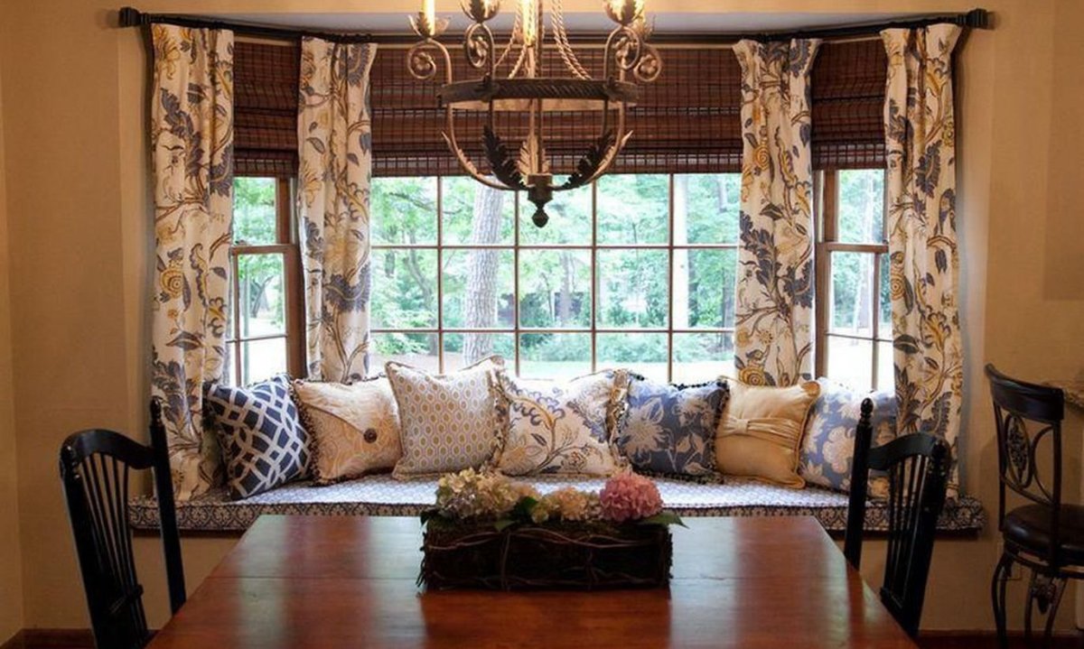 Шторы в деревенском стиле