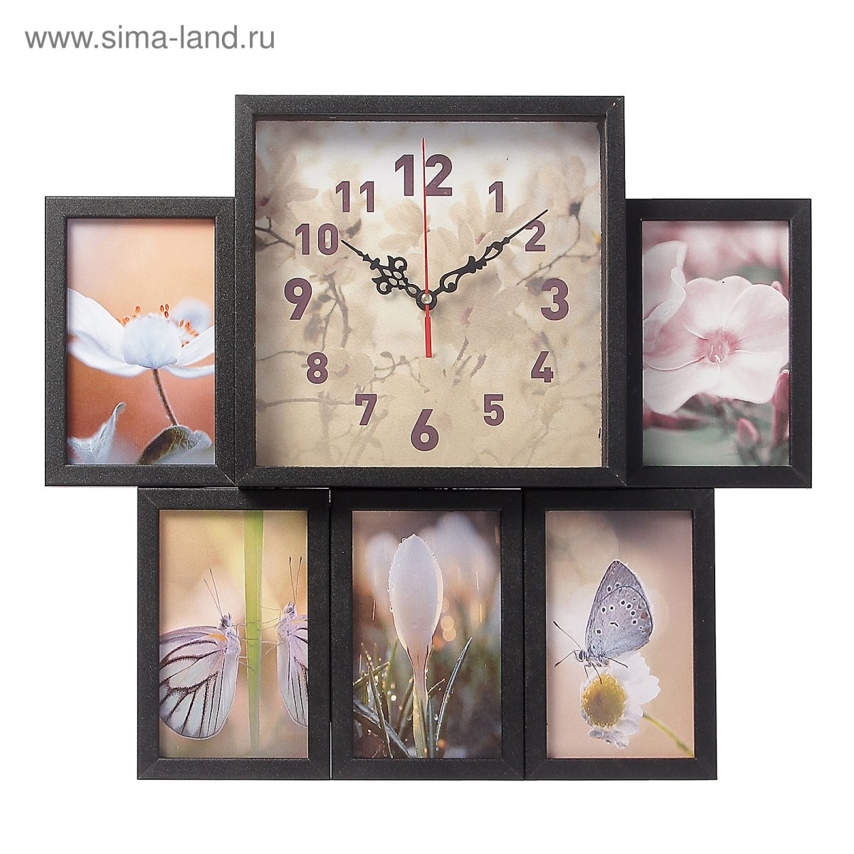 Часы в рамке настенные