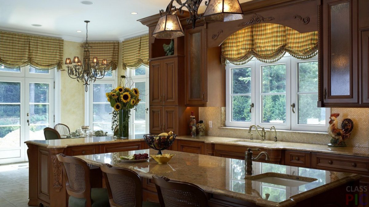 Шторы в деревенском стиле