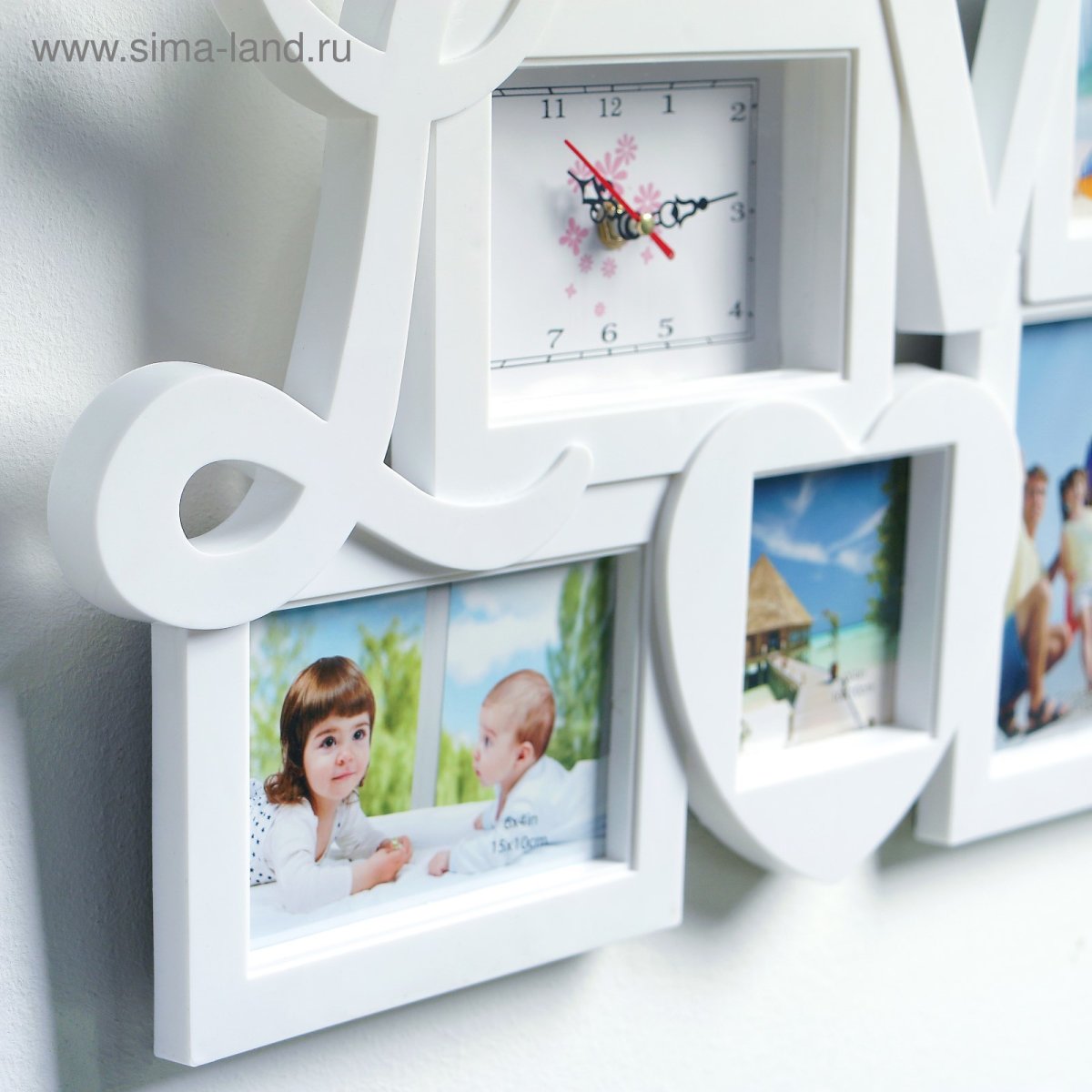 Часы с фоторамками