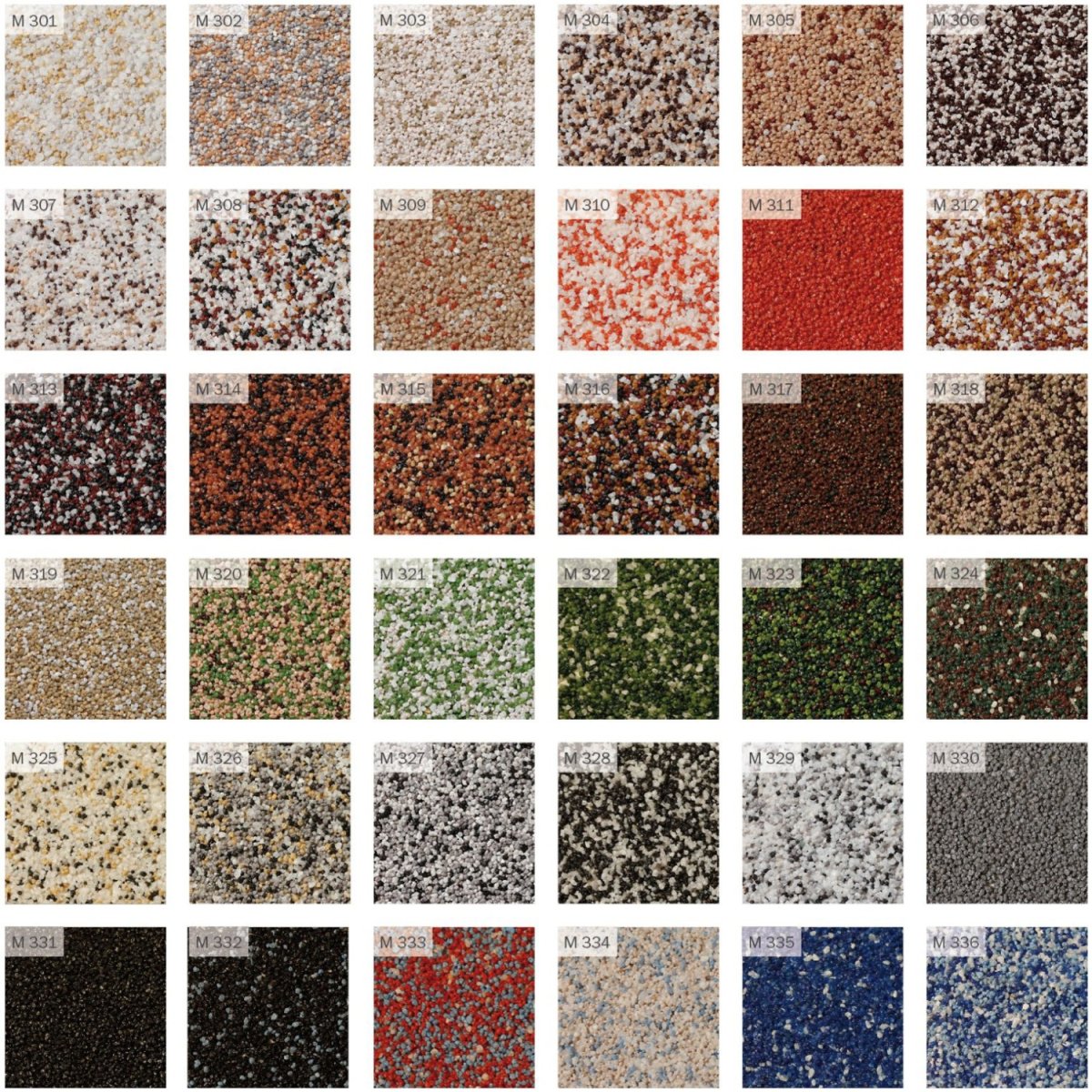 Baumit MOSAIKTOP цвета