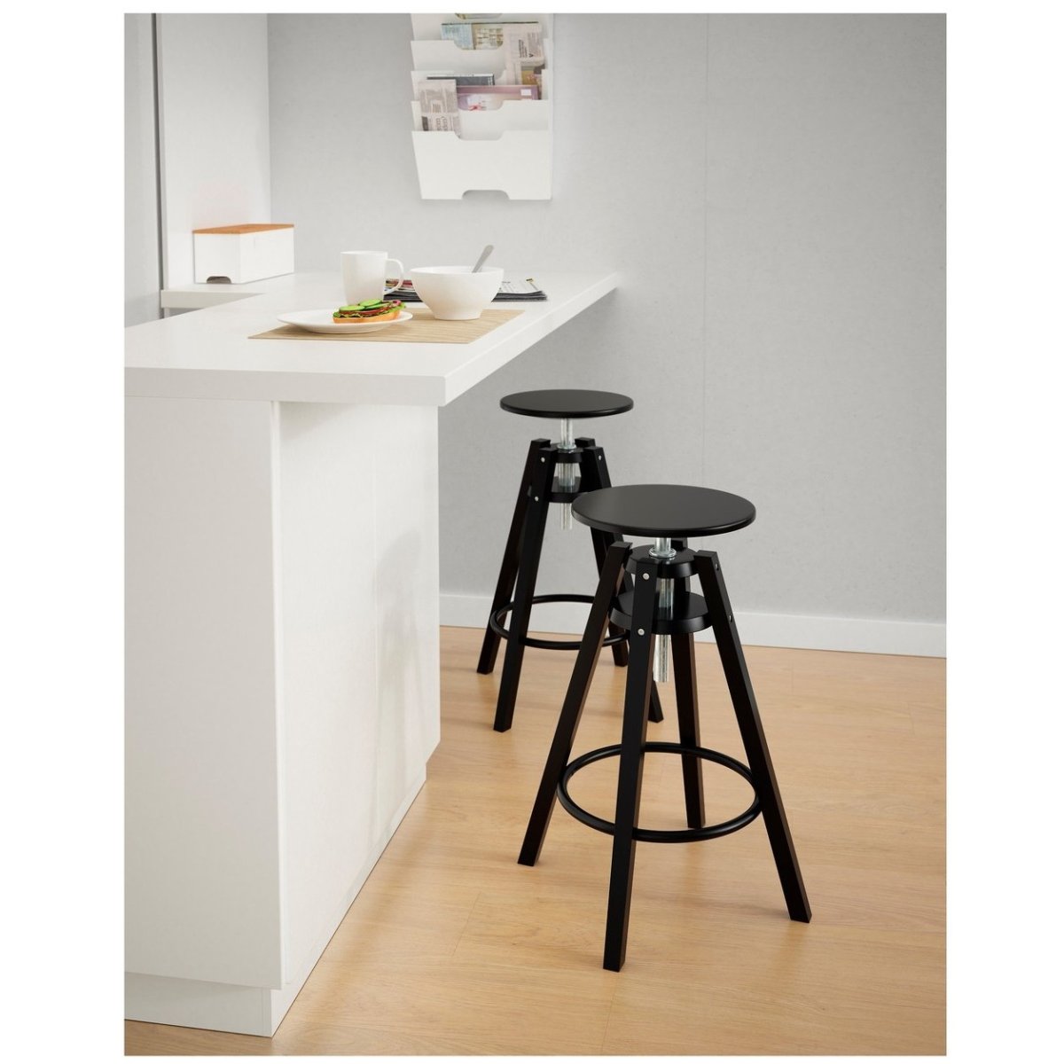 Барный стол для кухни белый