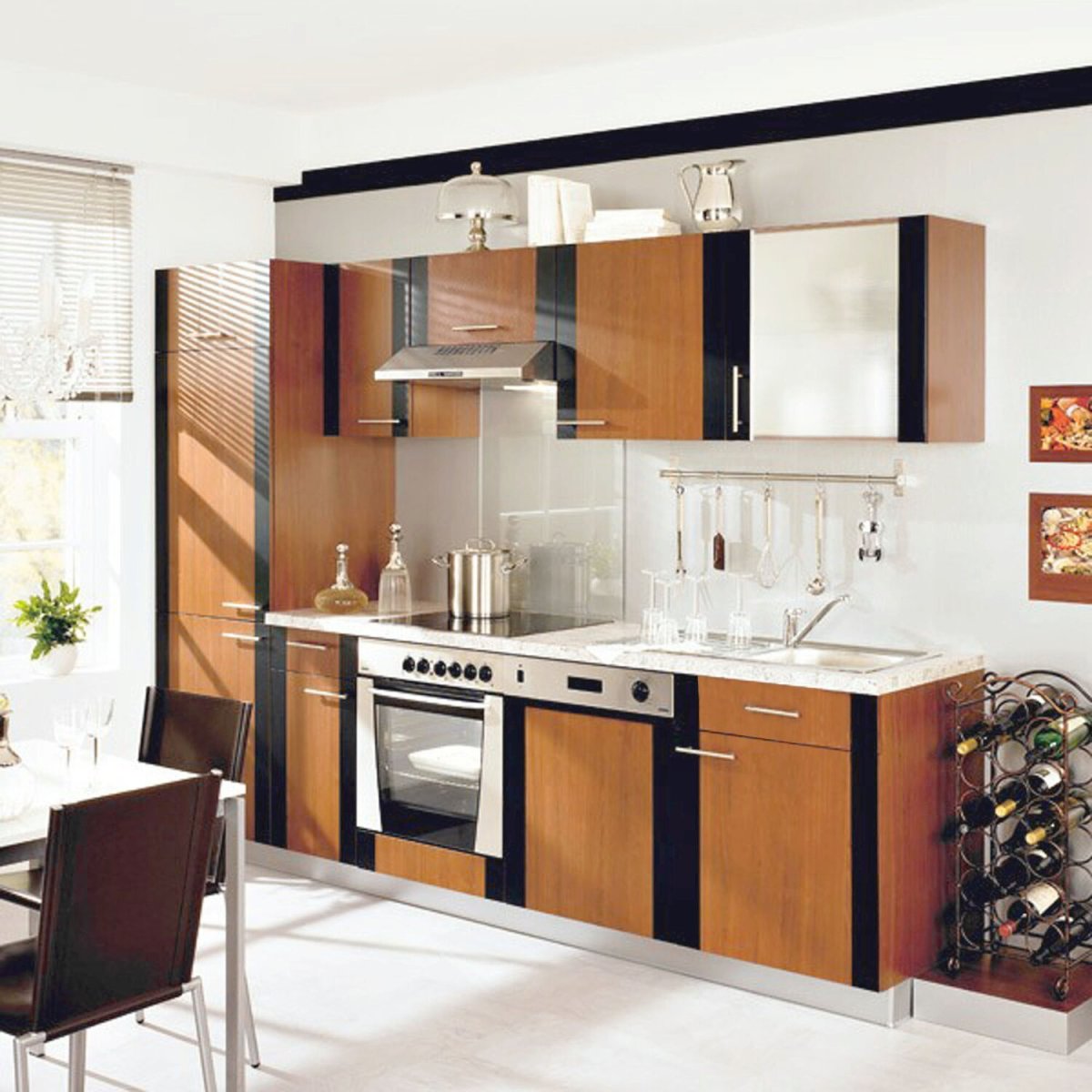 Кухни с фотопечатью на фасадах