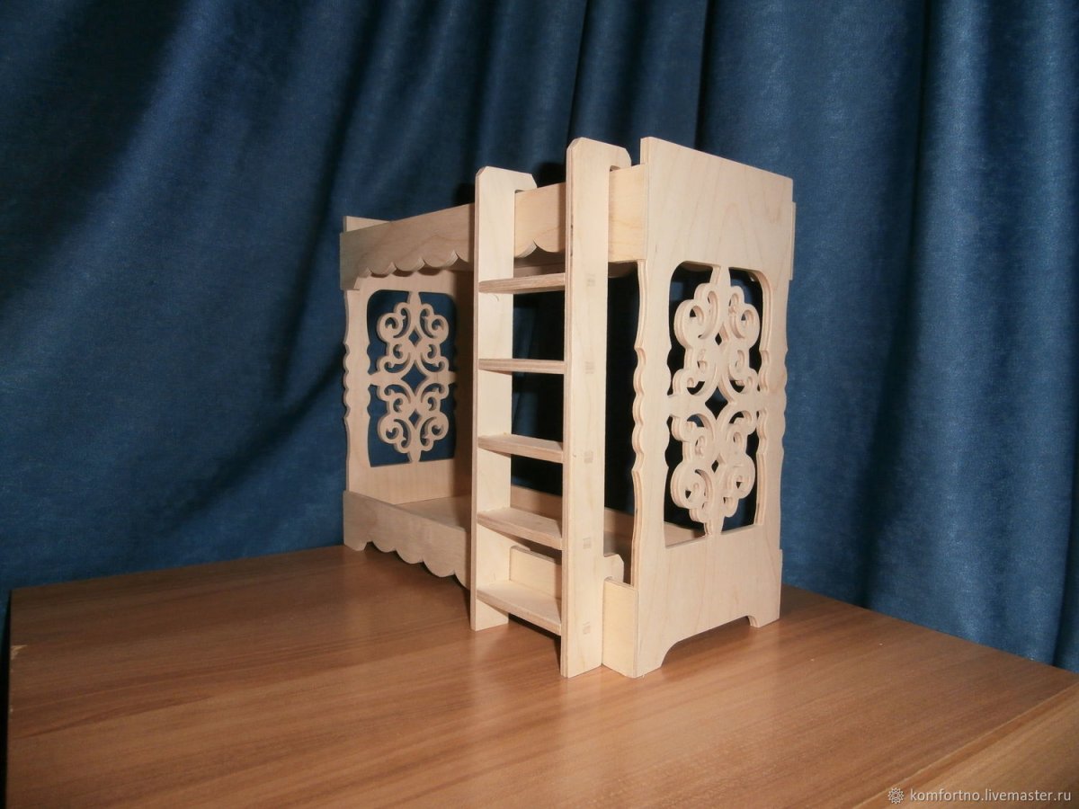 Детская кровать из фанеры