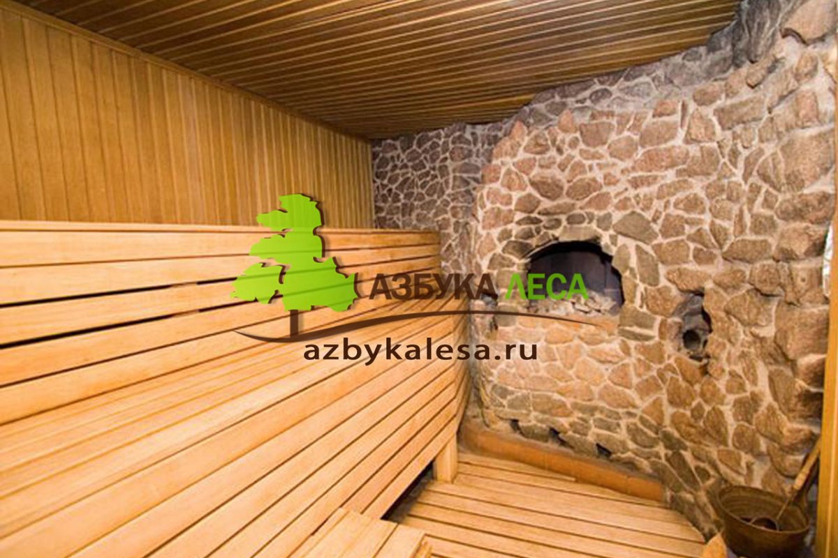 Отделка бани можжевельником