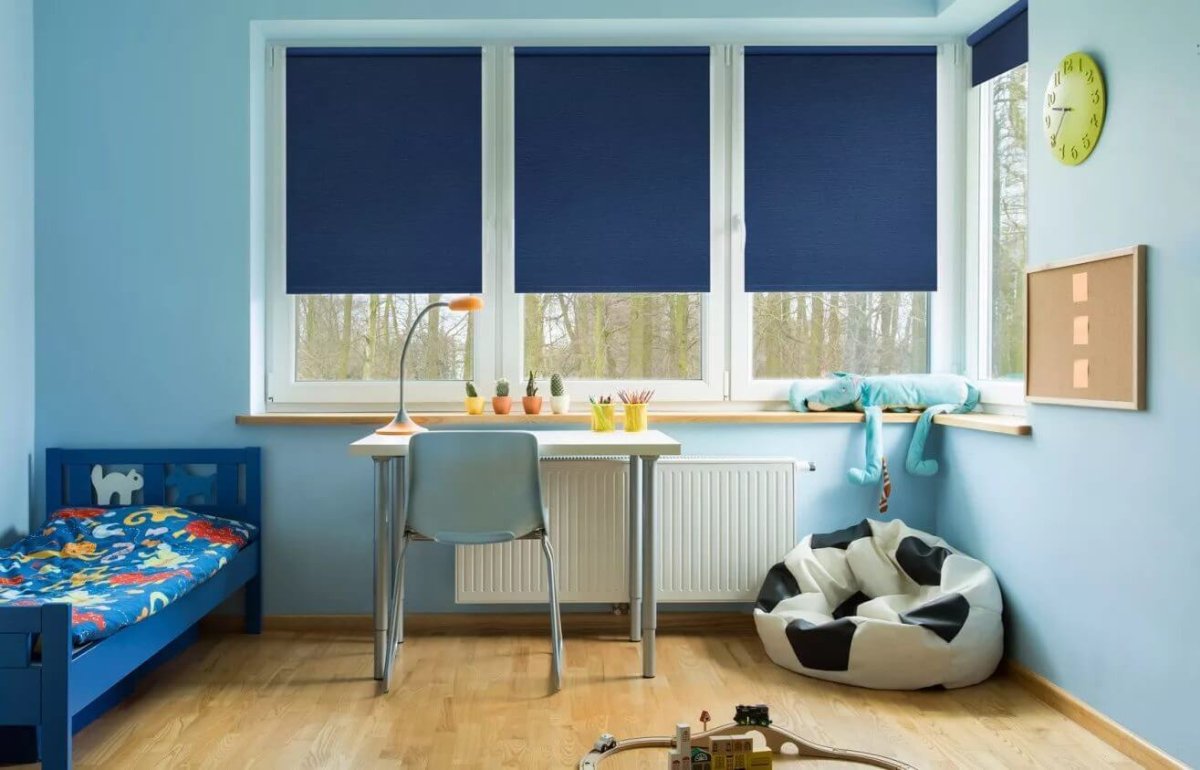 Римские шторы в подростковую комнату для мальчика