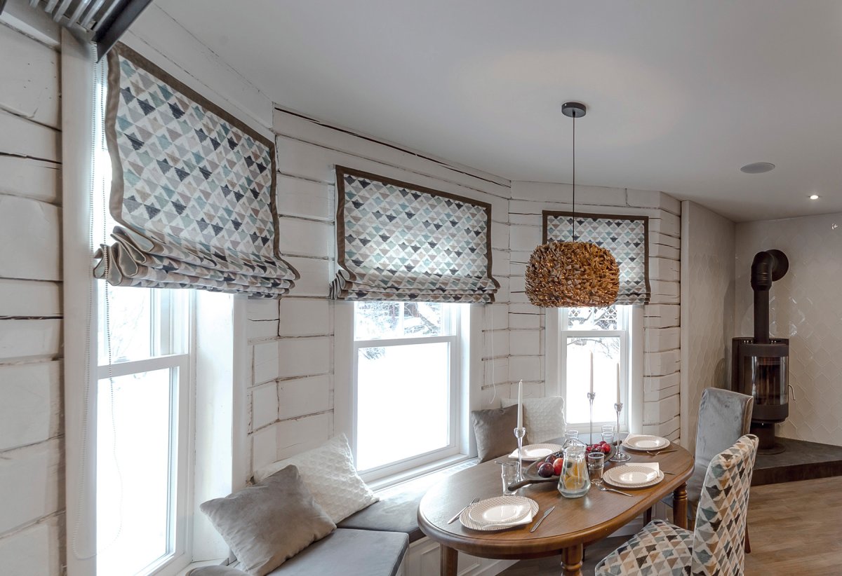 Римская штора в интерьере