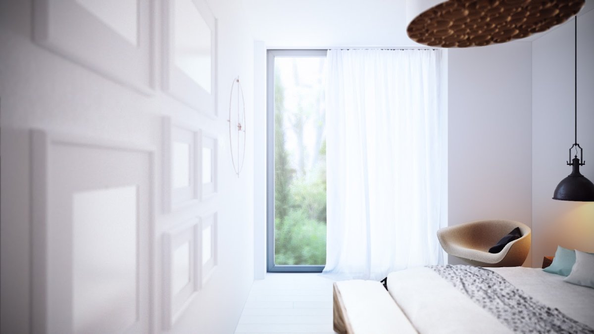 Минималистичный интерьер загородного дома