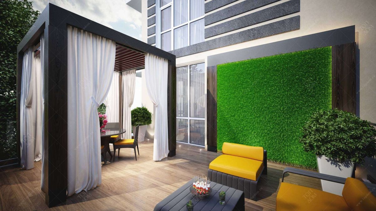 Искусственная трава для декора квартиры