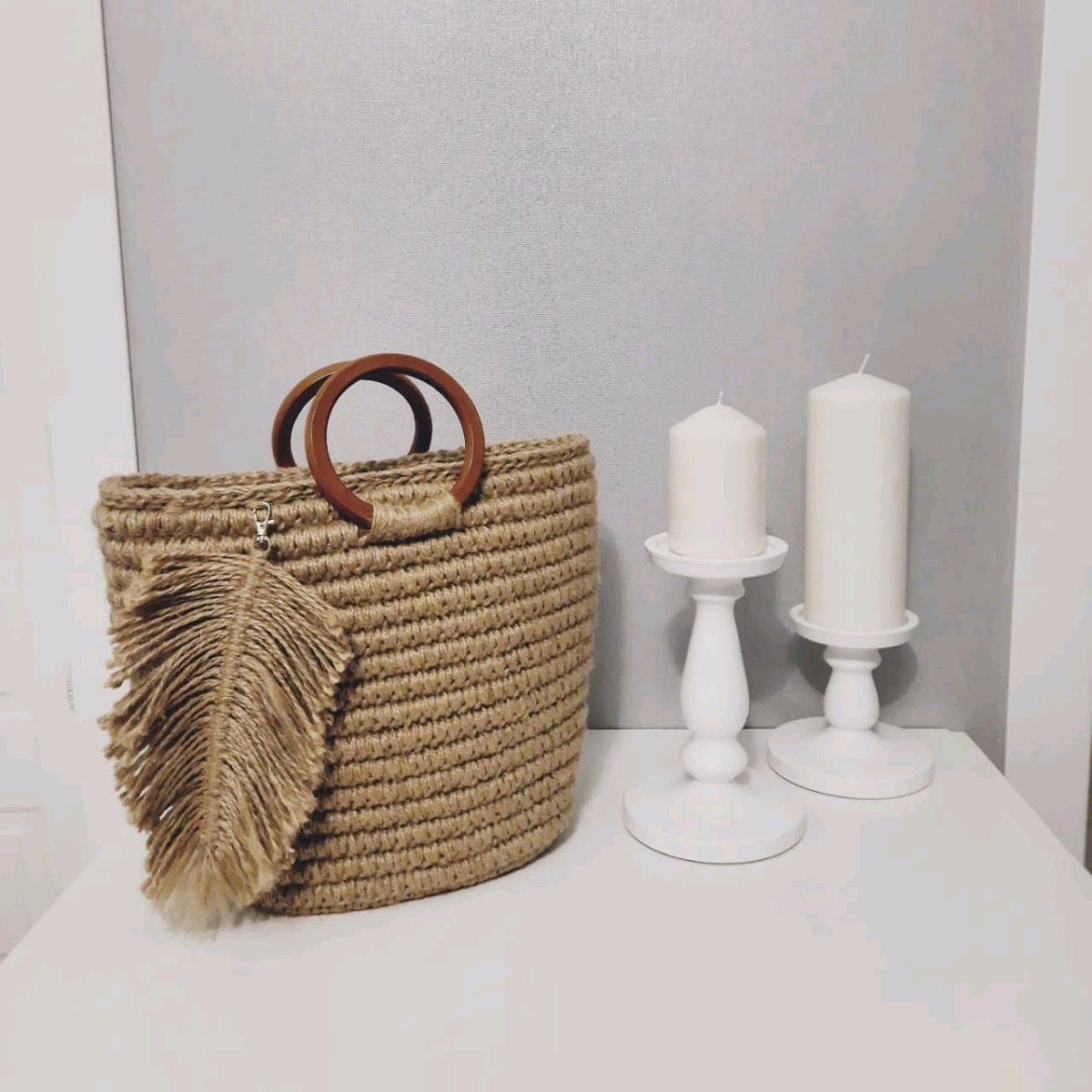 Джутовый канат в интерьере