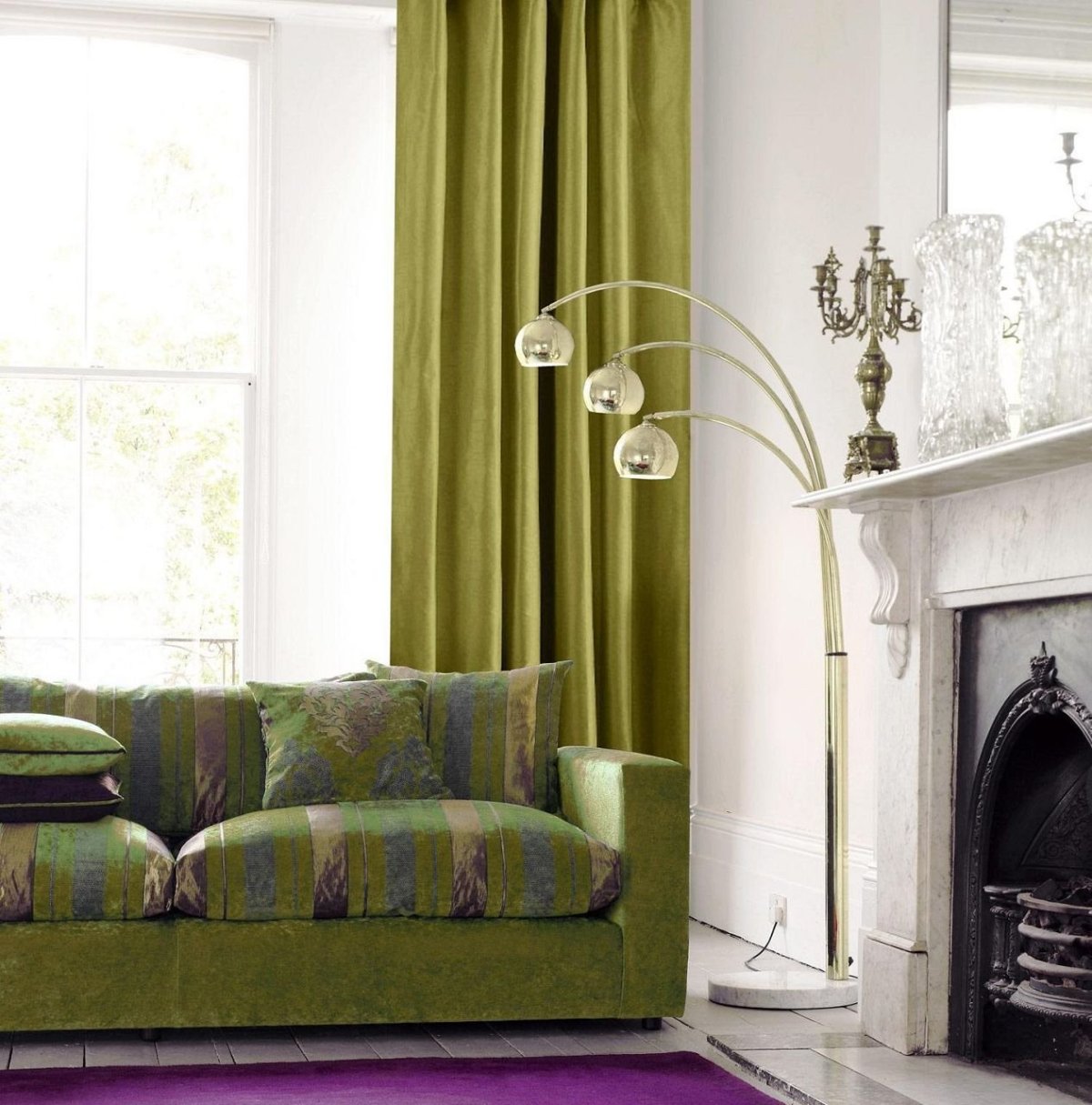 Бритиш Грин цвет в интерьере