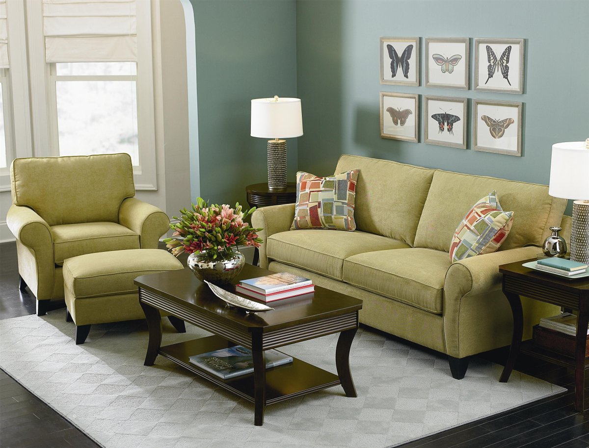 Зеленая мебель в интерьере