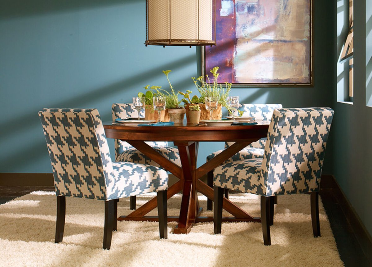 Шеврон в интерьере