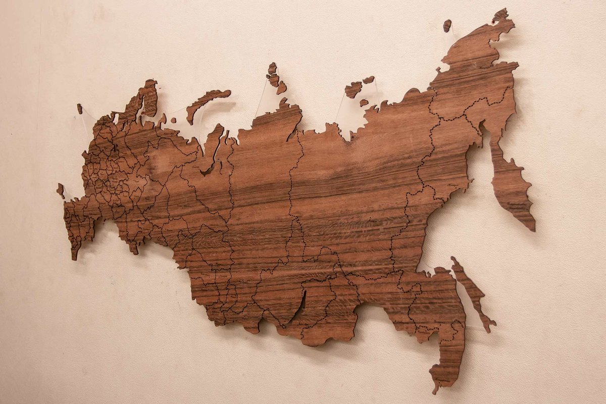 Детская деревянная карта России