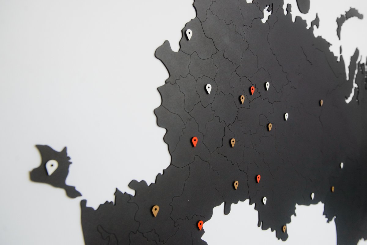 Карта на стену