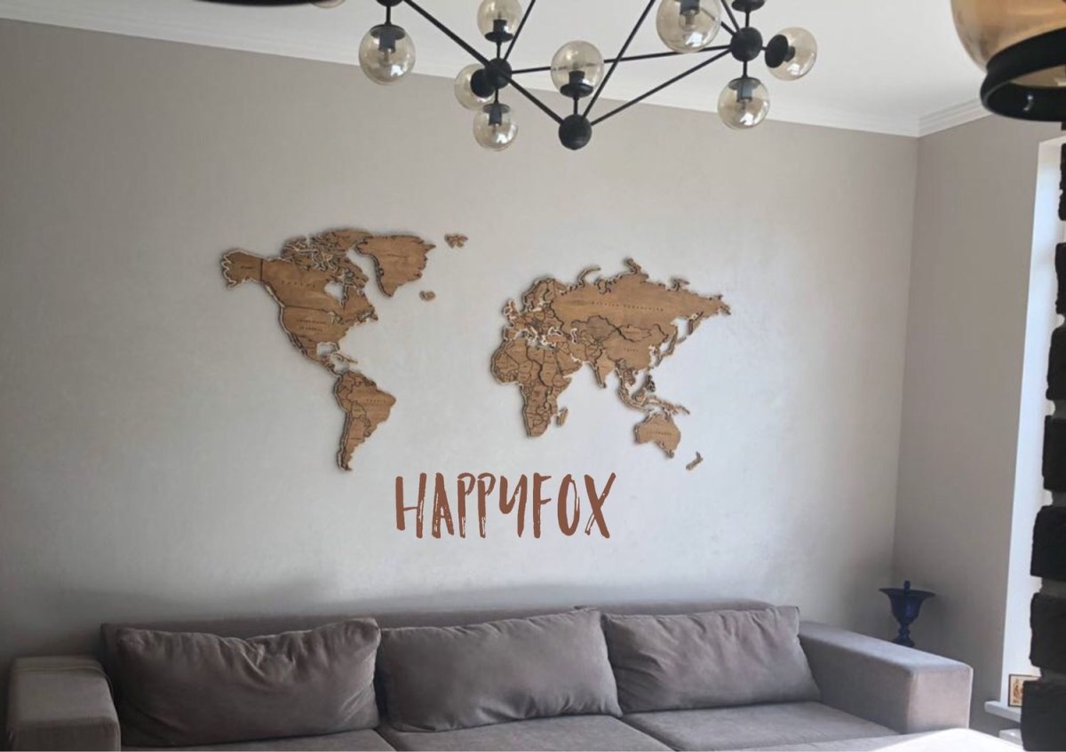 Деревянная карта