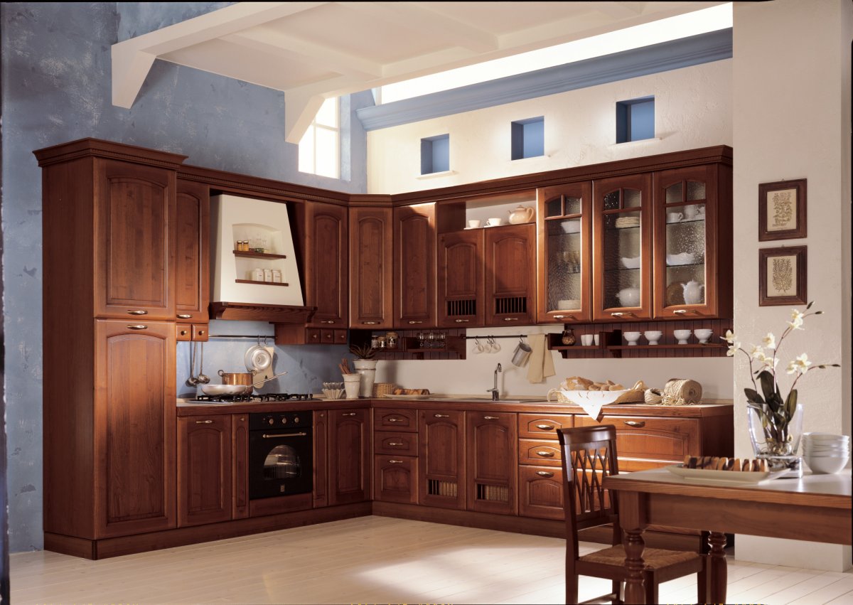 Кухня arredo3 Вирджиния в орехе