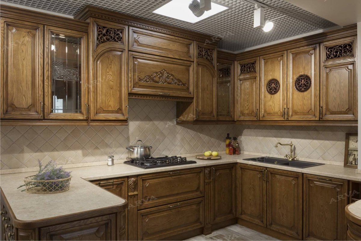 Кухня arredo3 Вирджиния в орехе