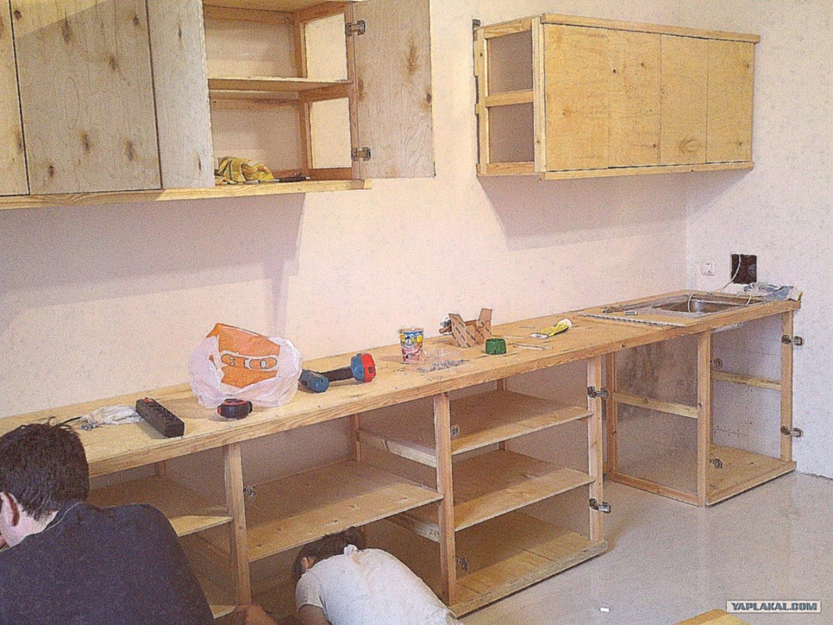 Кухня Минимализм фанера