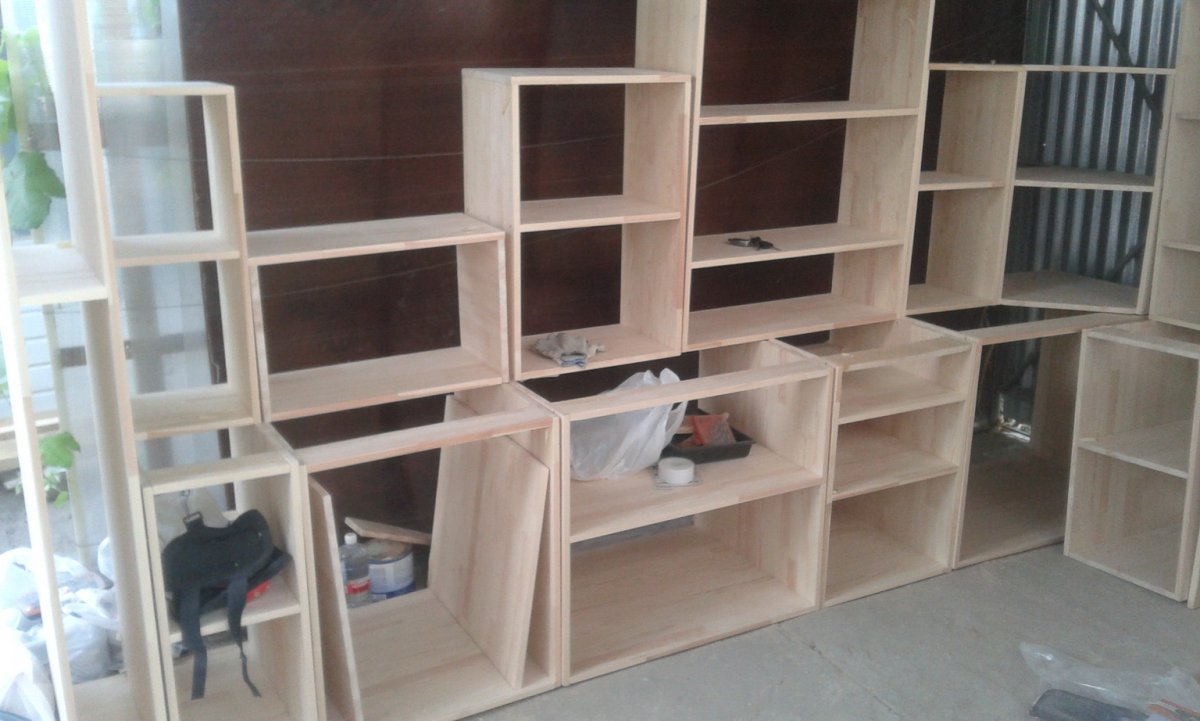 Кухонные шкафы из фанеры