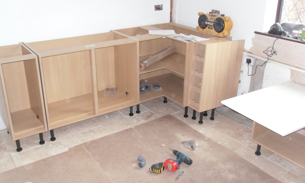 Кухонный гарнитур из фанеры