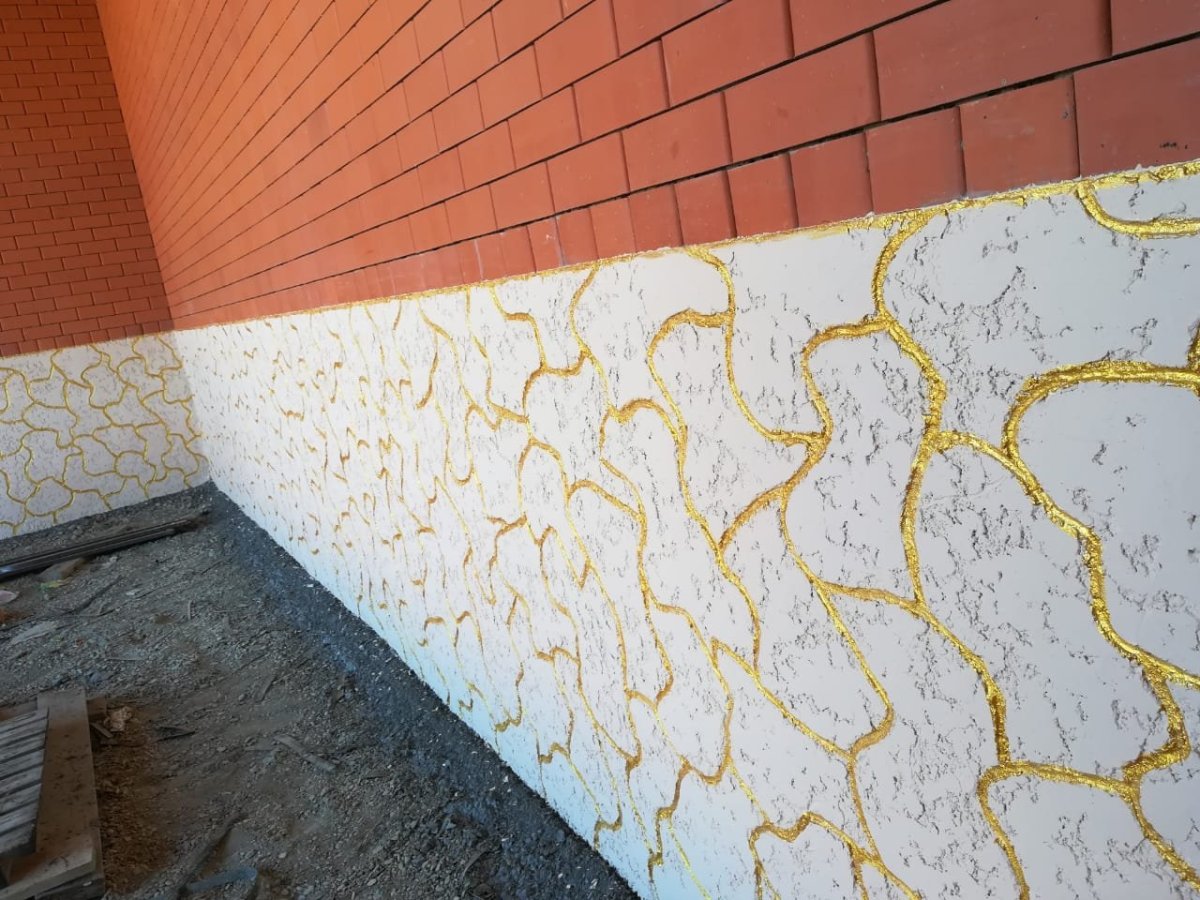 Штукатурка американка на фасаде