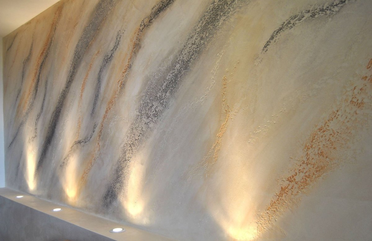 Фасадная отделка мраморная крошка