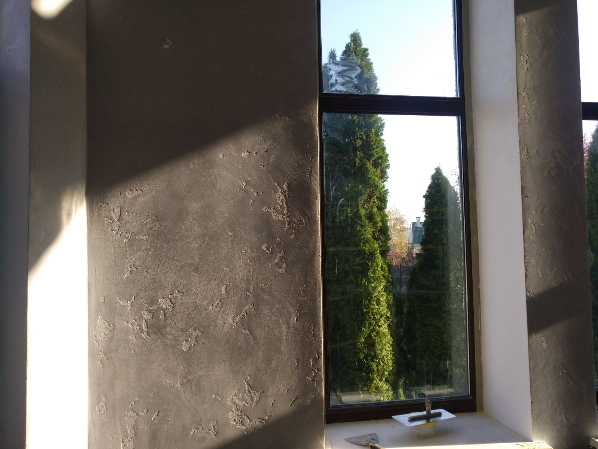 Отделка фасада штукатуркой