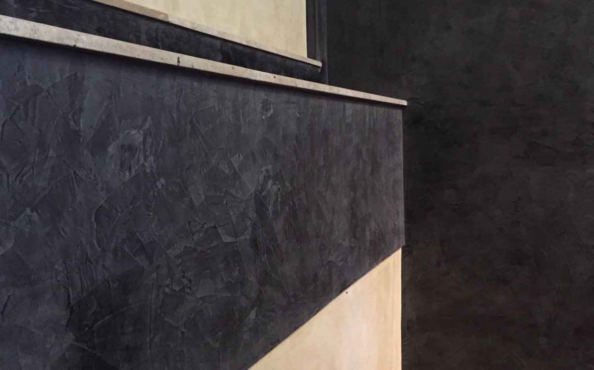 Венецианская штукатурка под мрамор синяя