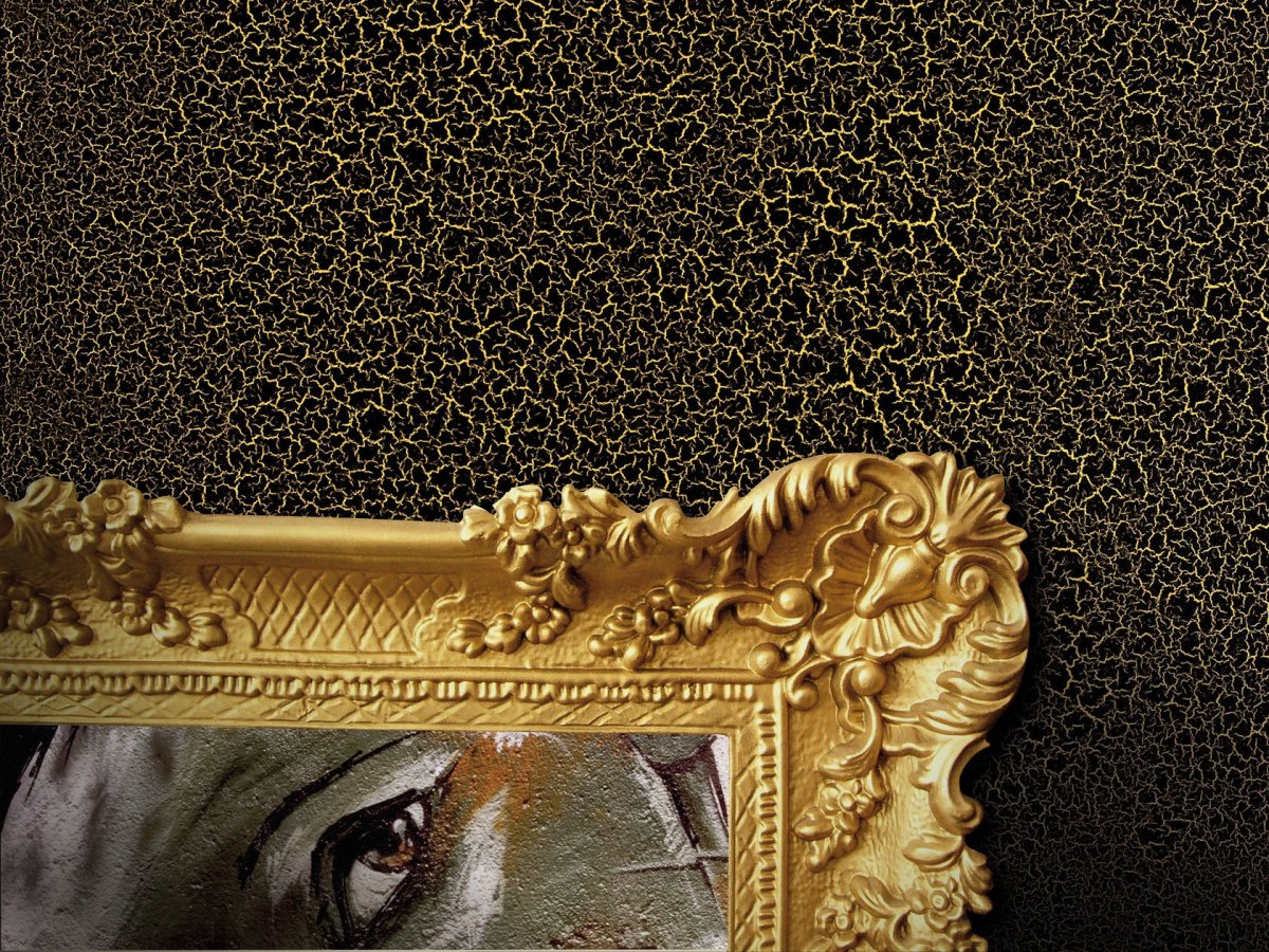 Спальня в золотом стиле