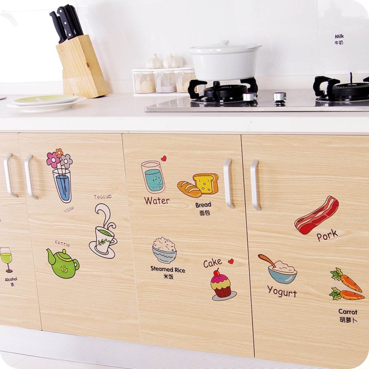 Декоративные наклейки на кухню