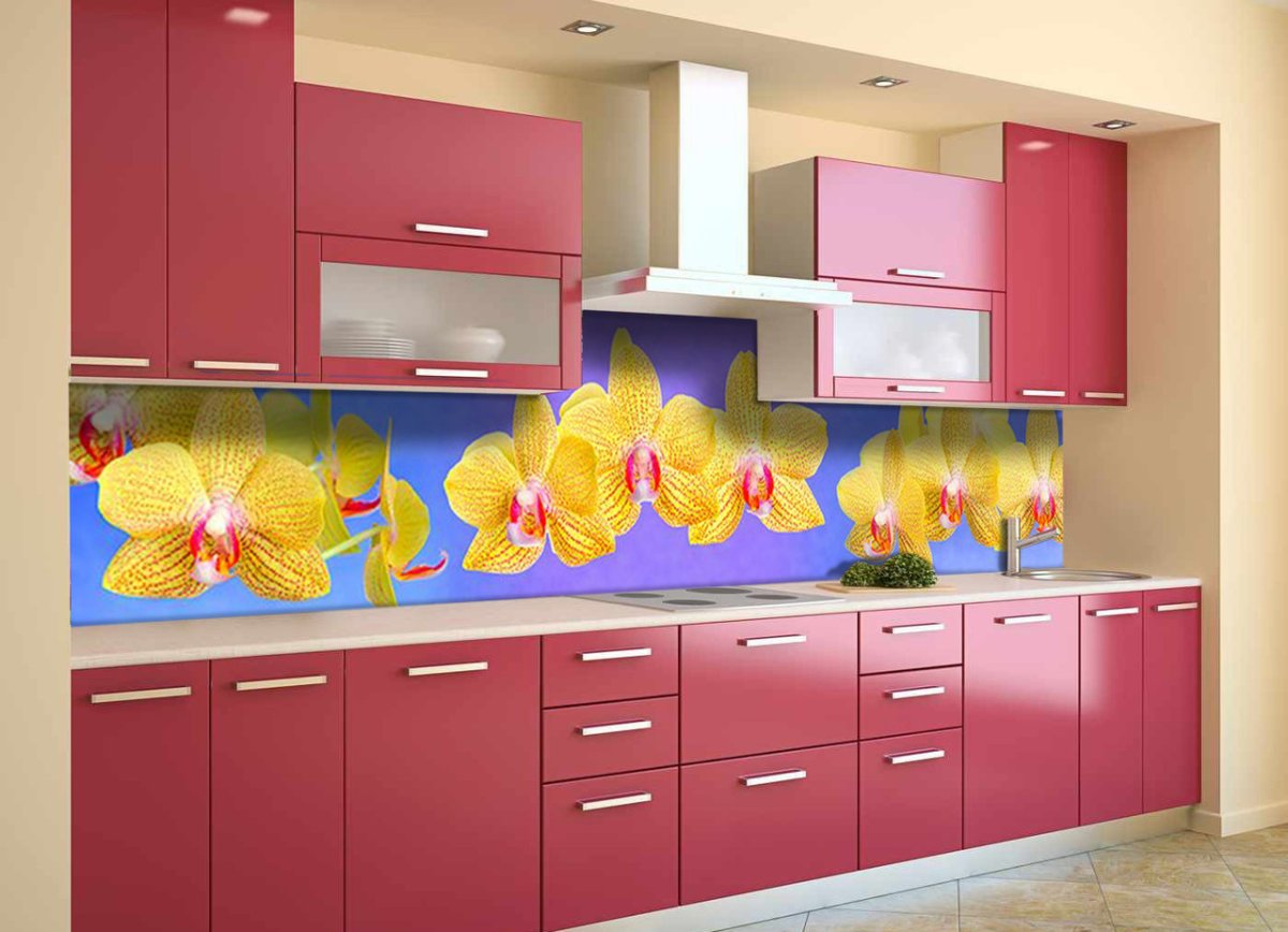 Самоклеющийся фартук кухонного гарнитура