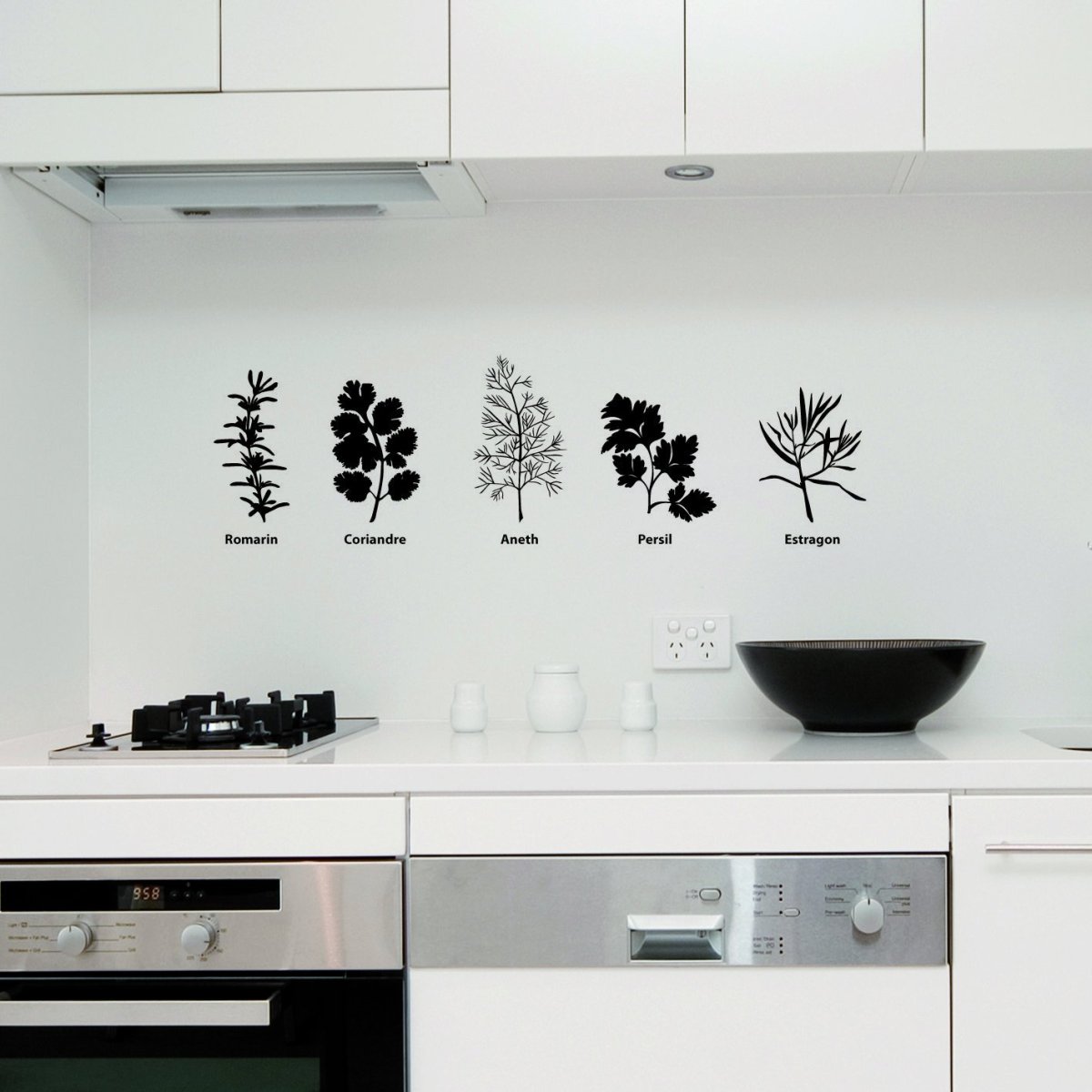 Интерьерные наклейки для кухни