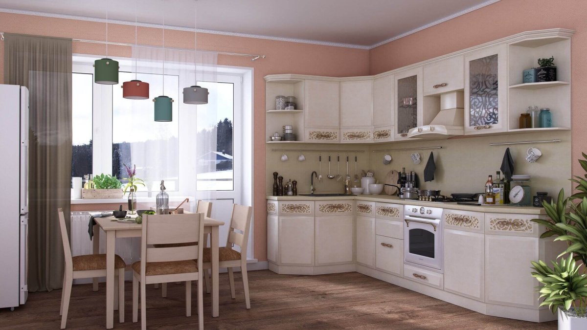 Кухонный гарнитур Санта Круз в хофф