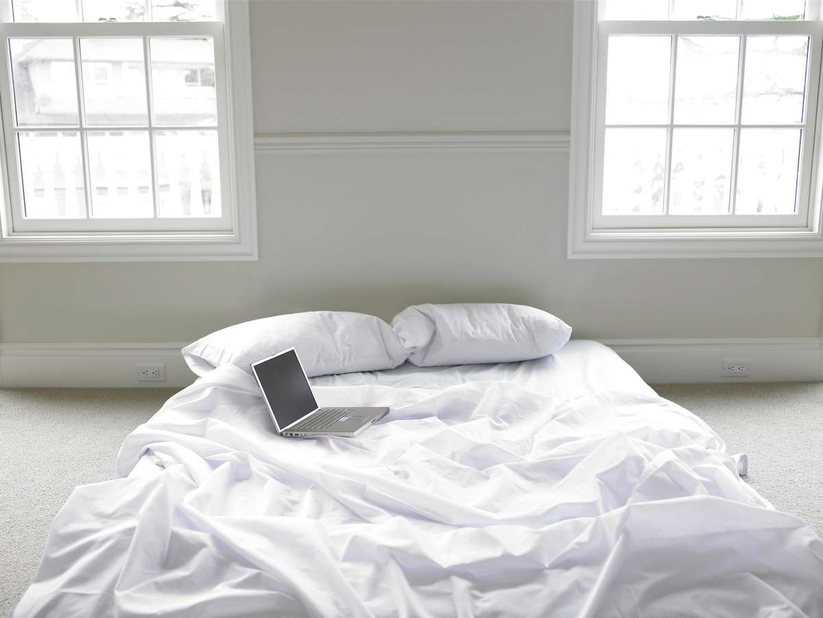 Идеально застеленная кровать