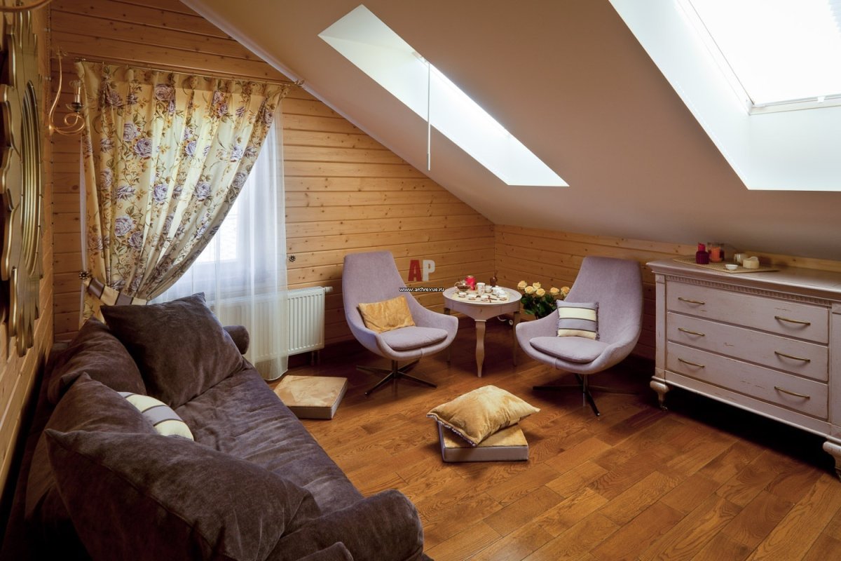 Спальня на мансарде