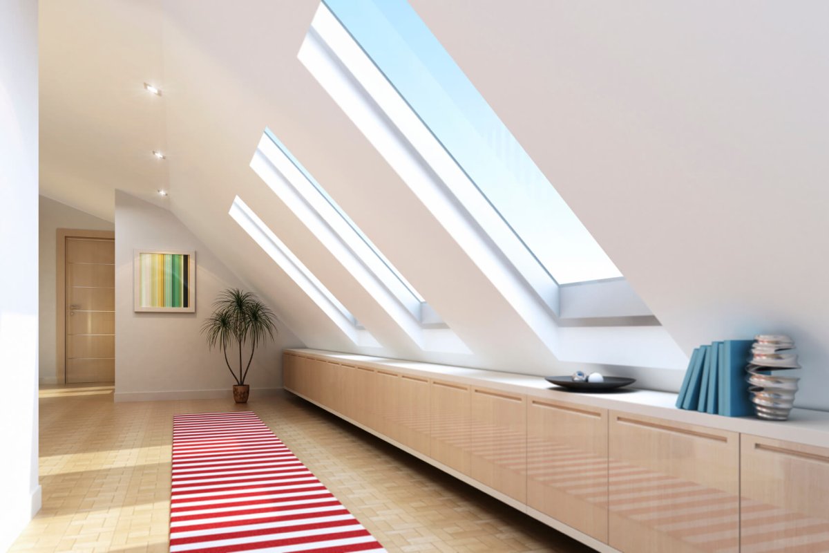 Обустройство мансарды