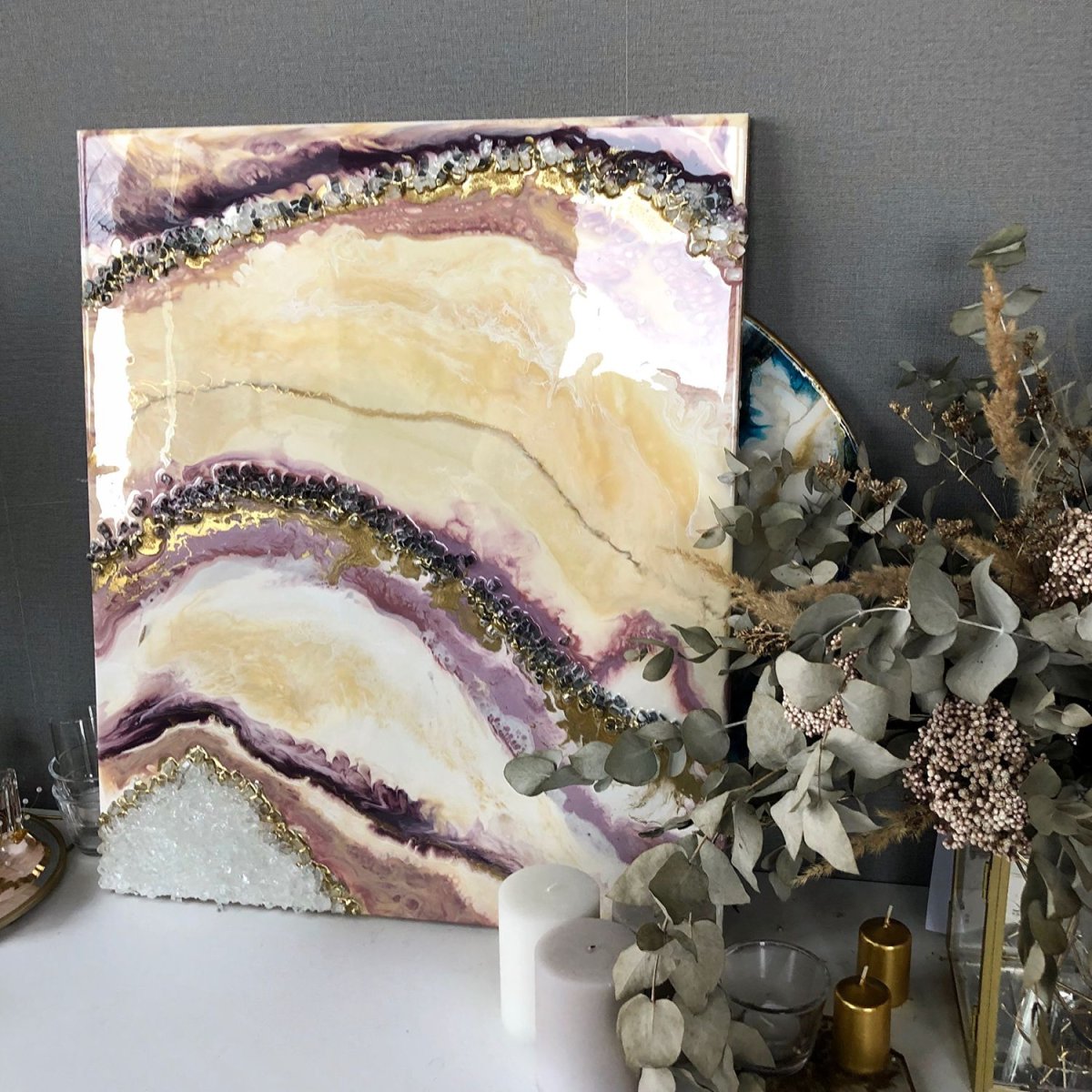 Интерьерные картины из эпоксидной смолы