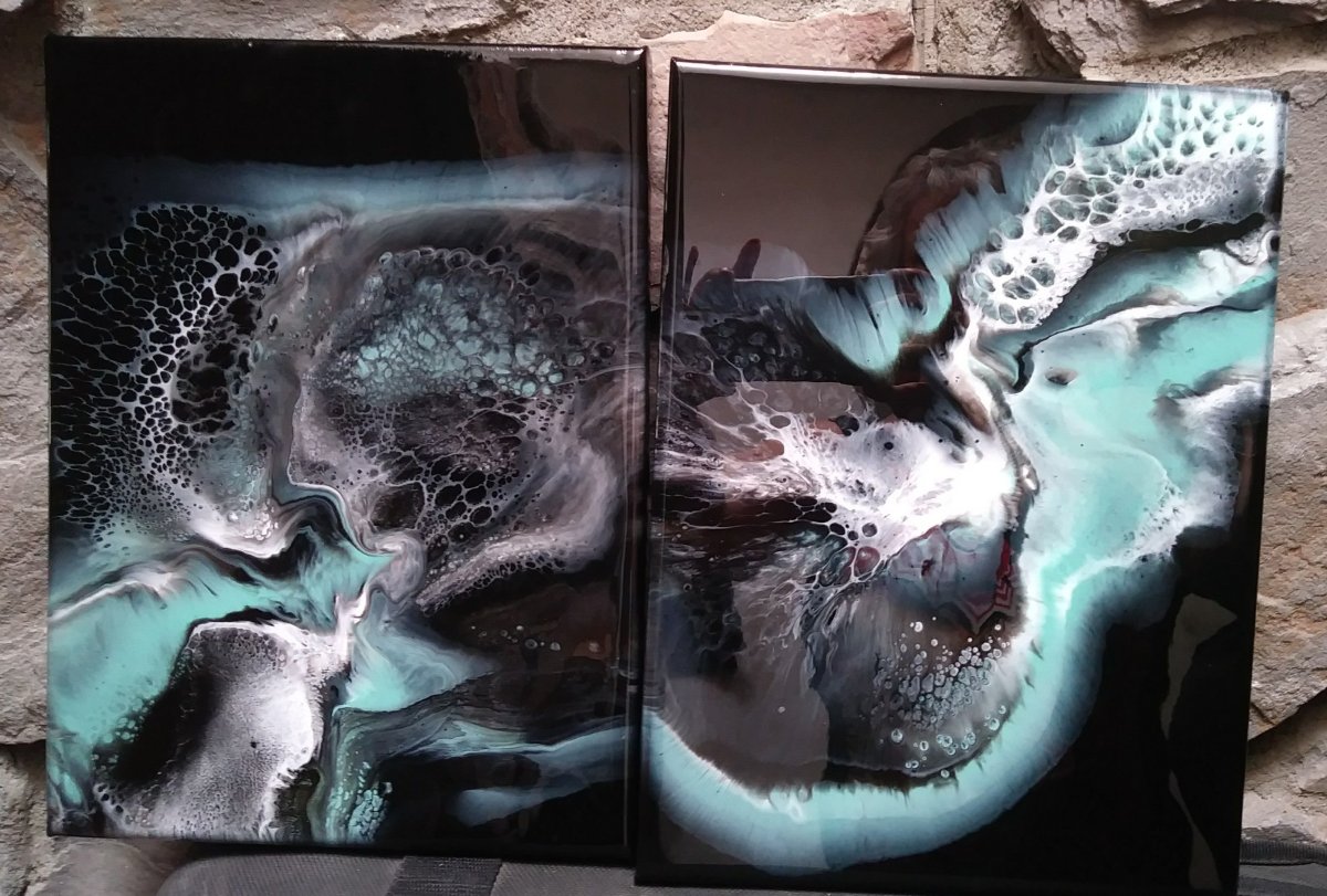 Интерьерная картина их эпоксидбной смолы