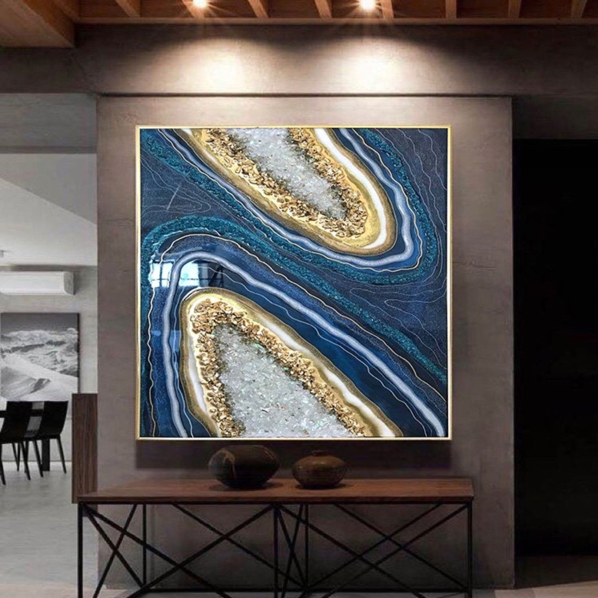 Картина их эпаксиднгй смолы.