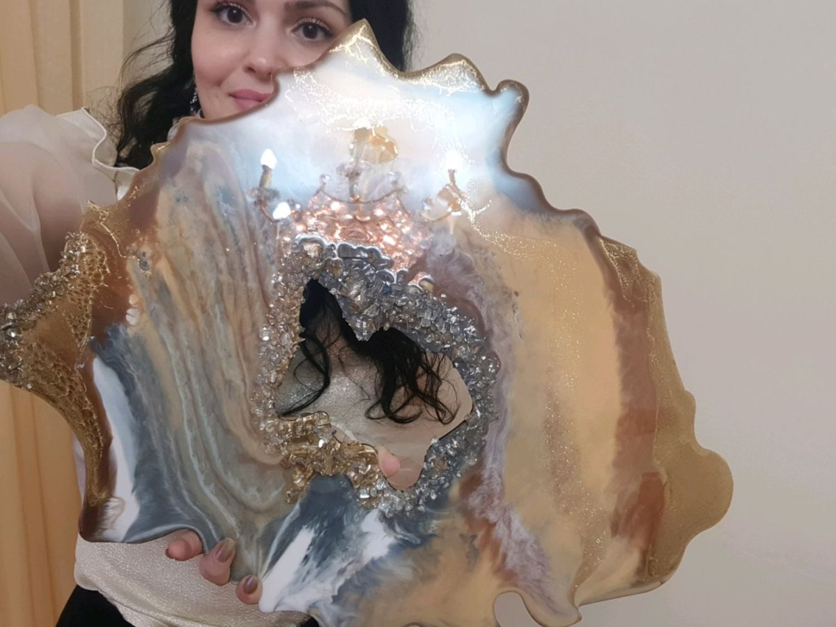 Арт флюид жеода