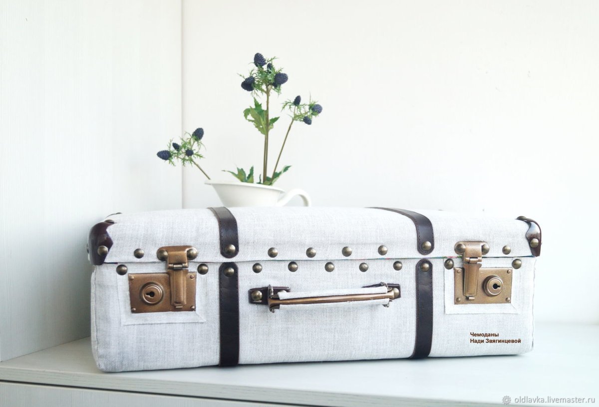 Ретро чемоданы в интерьере