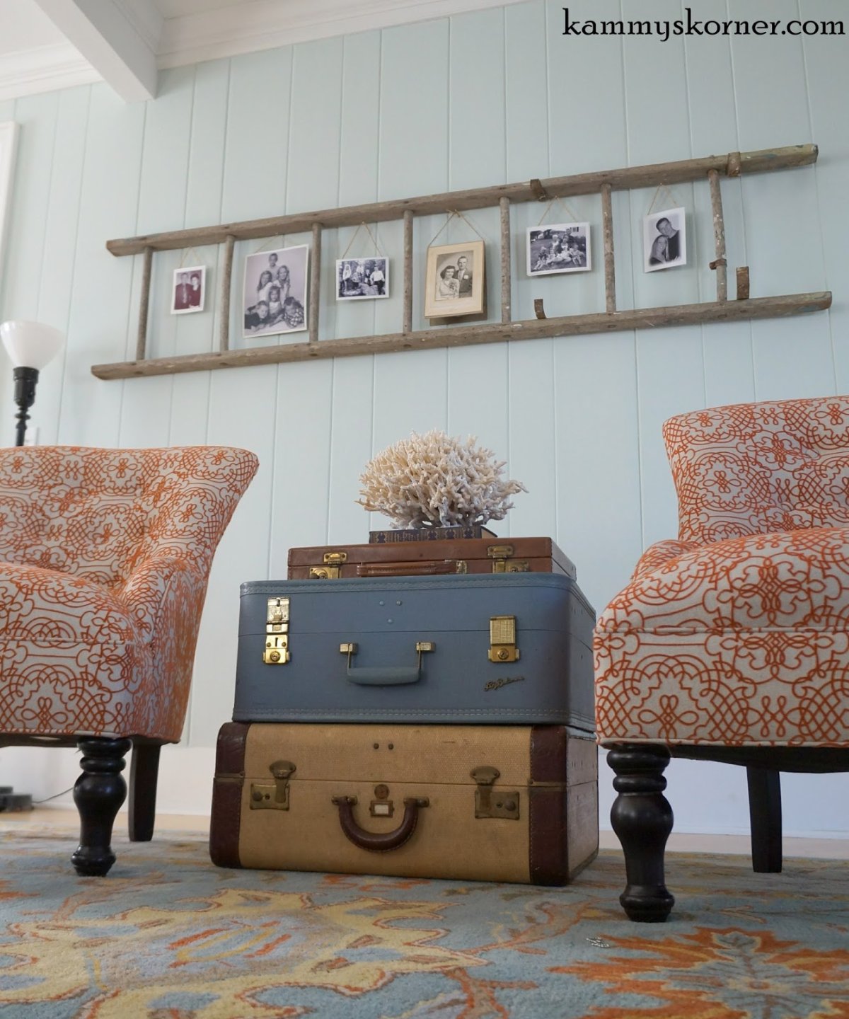 Чемоданы в декоре квартир