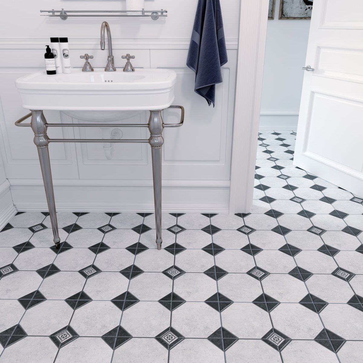 Kerama Marazzi Авеллино белый 15х15